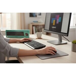 Logitech Wireless Combo MK270 Keyboard Mouse Black New 920-008971